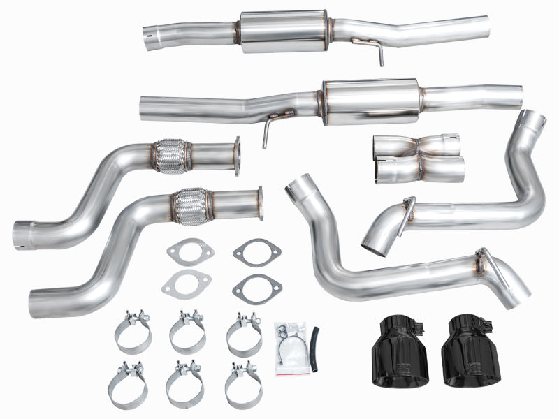 AWE 2023 Nissan Z RZ34 RWD Track Edition Catback Exhaust System w/ Diamond Black Tips