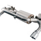 AWE Tuning BMW F3X 340i Touring Edition Axle-Back Exhaust - Chrome Silver Tips (90mm)