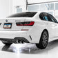 AWE Tuning 2019+ BMW M340i (G20) Non-Resonated Touring Edition Exhaust - Quad Chrome Silver Tips