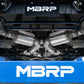 MBRP 23-24 Nissan Z 3.0L Armor Pro T304 Stainless Steel 3in Cat-Back Dual Rear Exit w/ 5in OD CF Tip