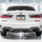 AWE Tuning 2019+ BMW M340i (G20) Non-Resonated Touring Edition Exhaust - Quad Chrome Silver Tips