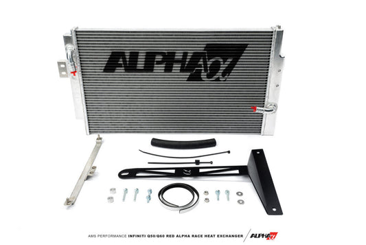 AMS Performance Q50/Q60 Red Alpha Race Heat Exchanger