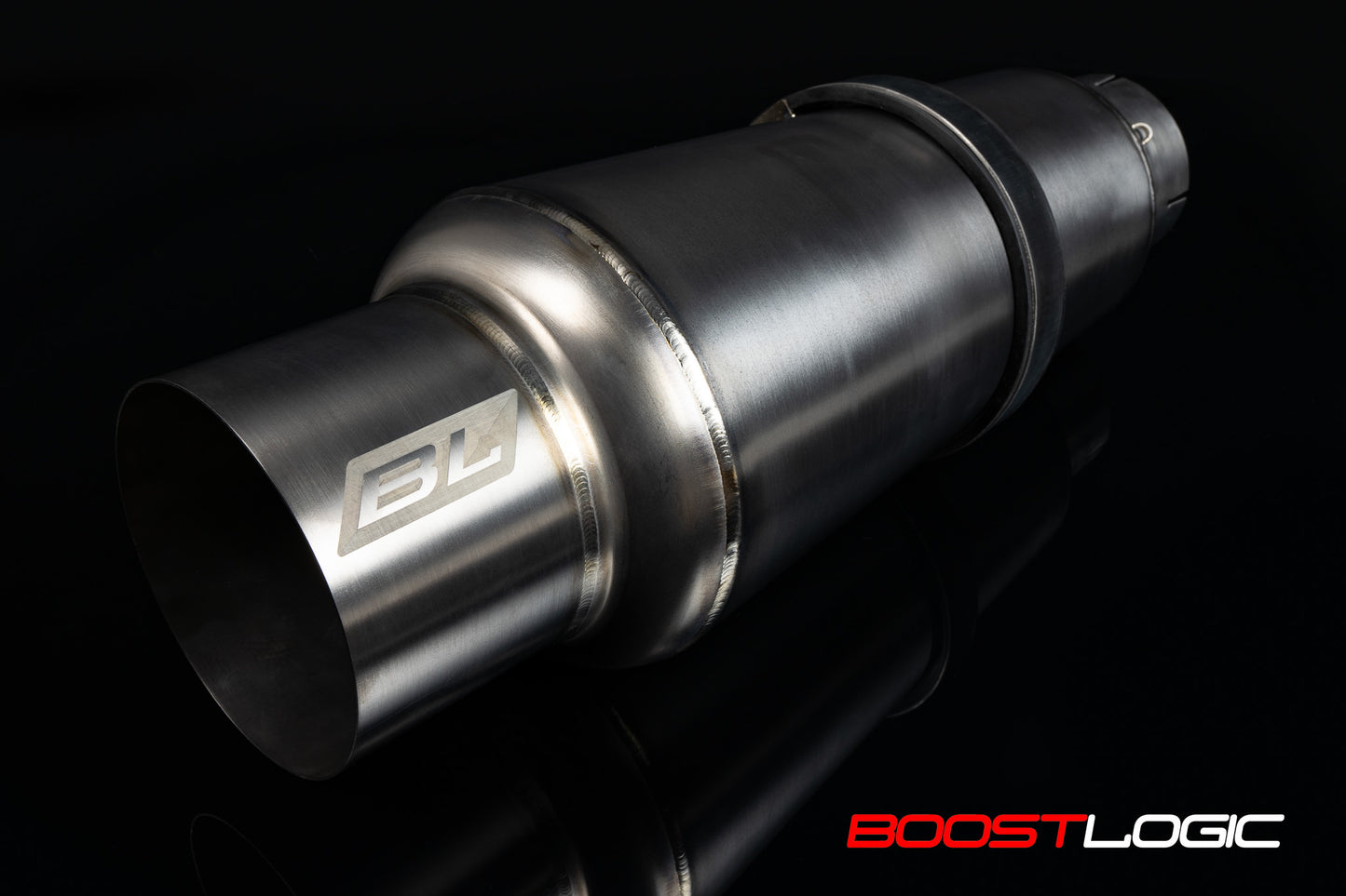 Boost Logic A90 Supra Teardrop Single 4” titanium exhaust