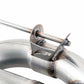 AWE Tuning BMW F3X 340i Touring Edition Axle-Back Exhaust - Chrome Silver Tips (90mm)